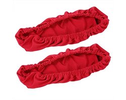 Universele Stoelcover - Verwijderbare Stretch Stoffen Stoelcovers - Duurzame Wasbare Armleuningcovers voor Kantoorstoel (Rood)
