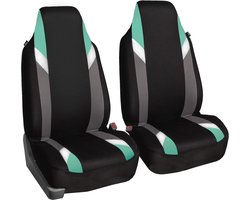 Universele stoffen autostoelhoes voor emmerstoelen - Mint - Airbag-compatibel en waterdicht