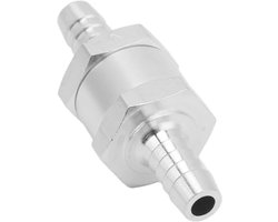 Universele Terugslagklep voor Brandstof, Benzine, Diesel en Water - 8mm Aansluiting, Aluminium Kwaliteit