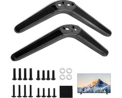 Universele Tv-standaard - 1 paar basisbeugel - Geschikt Voor tv 28-65 inch televisie, met anti-slip pads en schroevenset - eenvoudig te installeren - zwart