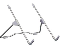 Universele Verstelbare & Opvouwbare Laptop Standaard  Aluminium Stand - Zilver