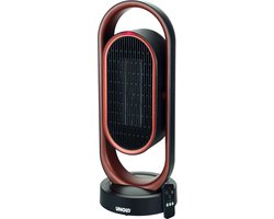 Unold 3D Keramische PTC-ventilatorkachel Energielabel: n.v.t. Koper, Zwart