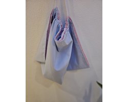 Unster weegdoek Baby blauw baby roze