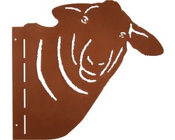 UNUS® Boomstekker, tuindecoratie in roestlook schaap