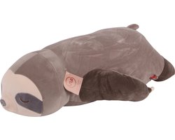 UNUS® Luiaard knuffelkussen lichaamskussen zijslaapkussen 75cm grijs