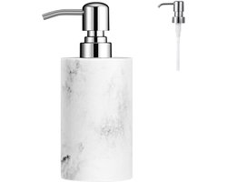 Unyqoos ® Elegante Marmerlook Zeepdispenser Met Navulbare Pomp Voor Badkamer En Keuken