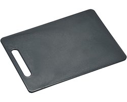 Unyqoos® Grijze kunststof snijplank voor vlees, groenten en fruit van 34 x 24 cm
