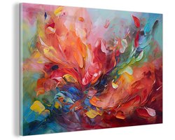 Unyqoos® Moderne glaskunst wanddecoratie voor woonkamer en slaapkamer 60x40 cm