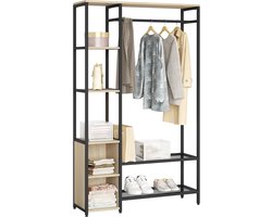 Unyqoos® Multifunctioneel kledingrek met planken en schoenenrekken voor elke ruimte