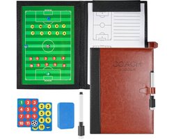 Unyqoos® Opvouwbaar magnetisch voetbal tactiekbord voor coaches met draagtas