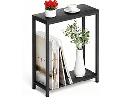 Unyqoos® Smal en stijlvol bijzettafeltje met metalen frame voor elke ruimte