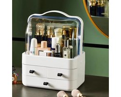 Unyqoos ® Stijlvolle en Functionele Make-up Cosmetica-Organizer met Stof- en Waterbescherming, Zwart