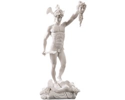 Unyqoos® Stijlvolle Marmeren Sculptuur van Perseus en Medusa voor Huisdecoratie