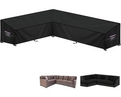 Unyqoos® Tuinmeubel Beschermhoes voor L-vormige Loungeset, Waterbestendig en Weerbestendig Design