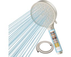 Unyqoos® Waterbesparende handdouche met filter en zes instelbare straalsoorten