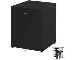 Unyqoos® Weerbestendige beschermhoes voor tuinstoelen met hoge rugleuning en stapelbaar ontwerp