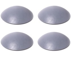 Unyqoos® Zelfklevende grijze deurbuffers voor effectieve wandbescherming en demping