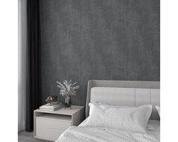 Unyqoos® Zelfklevende wandfolie in grijze betonlook voor diverse interieurtoepassingen