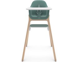UPPAbaby Ciro Emrick - Kinderstoel - Groen - Hout - Verstelbare Voetensteun - Afneembaar Eetblad