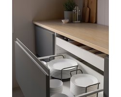 UPPDATERA Antraciet Bordhouder - Verstelbaar 19-31 cm