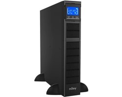 UPS Ononderbroken Stroomvoorziening - 1500 W Vermogen - 8 IEC C13 Uitgangen - Zuivere Sinusgolf - Rek 2U - LCD Display - USB Aansluiting