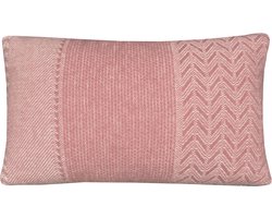 Uptown wool cushion pink rectangle