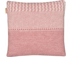Uptown wool cushion pink square