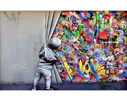 Urban Art Collection-Concrete Statement- Kristal Helder Galerie kwaliteit Plexiglas 5mm.- Blind Aluminium Ophang-frame- Fotokunst- luxe wanddecoratie- Akoestisch en UV Werend- inclusief verzending