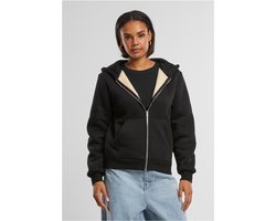 Urban Classics - Bonded Sherpa Vest met capuchon - XL - Zwart