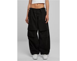 Urban Classics - Cotton Parachute Wijde broek - S - Zwart