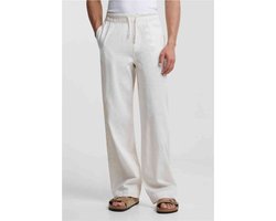 Urban Classics - Loose Cotton Linen Broek rechte pijpen - 5XL - Creme