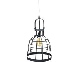 Urban Interiors Bucket Large Hanglamp Zwart - Open structuur - Ø30