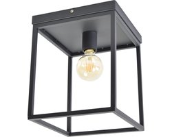 Urban Interiors Frame Plafondlamp Zwart - Metalen frame - 25x25x31