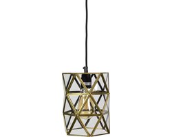 Urban Interiors Geo3 Hanglamp Goud - Metaal met helder glas - Ø15