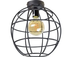 Urban Interiors Globe Large Plafondlamp Zwart - Metaal - Ø28