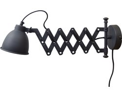 Urban Interiors Hamonica Wandlamp Zwart - Schaarlamp - Ø12