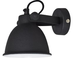 Urban Interiors Industrial Wandlamp Zwart - Stelbaar - Ø12