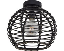 Urban Interiors - Plafondlamp - Bamboe Zwart - Ø30