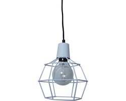 Urban Interiors Wire Hanglamp Wit - Metaal - Ø24