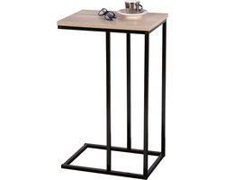 Urban Living Bijzettafel Colorado - 40 x 30 x 66 cm - Hout