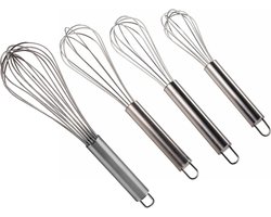 Urban Living Keukengerei garde set 4-delig - RVS - 20/22/25/30 cm - klopper