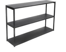 Urban Living - Metalen Open Boekenkast of Dressoir - 3 niveaus - Industrieel Design