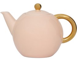 Urban Nature Culture Good Morning theepot goud met deksel old pink