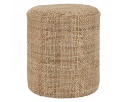 Urban Nature Culture poef Titos - Diamter 38cm Hoogte 42cm