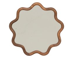 Urban Nature Culture spiegel Janna Hout Diameter 40cm Hoogte 2cm