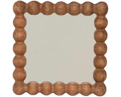 Urban Nature Culture spiegel Sot Mango Hout 25x25x3 cm