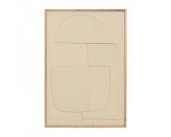 Urban Nature Culture wanddecoratie Capas Khaki - 64x44x2.5cm