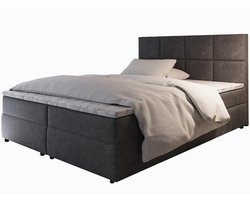 Urban Opbergboxspring - 160x200 - Tweepersoons Bed Met Opbergruimte - Met Koudschuim topper 4CM