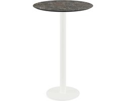 Urban Statafel Wit Frame + Galaxy Marble HPL 70 cm - Essentials 130051570