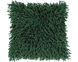 Urbane hide | Kerst | Kussenhoezen | Kussenhoes | Kussenhoesjes | Christmas | 50x50 cm | Fluffora Luxe Shaggy | Wol, katoen en Polyester | Donkergroen | Zonder Binnenkussen